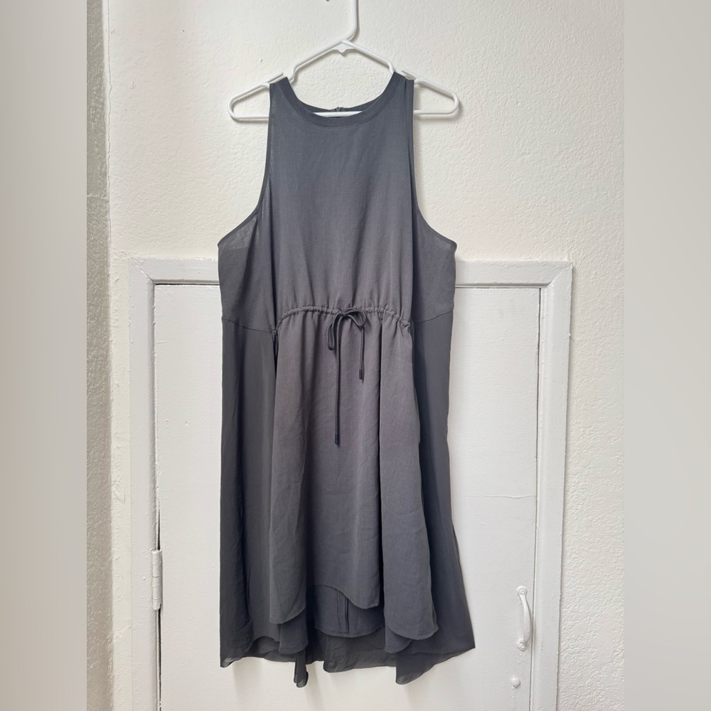 lululemon athletica Grey Drawstring Tank Dress